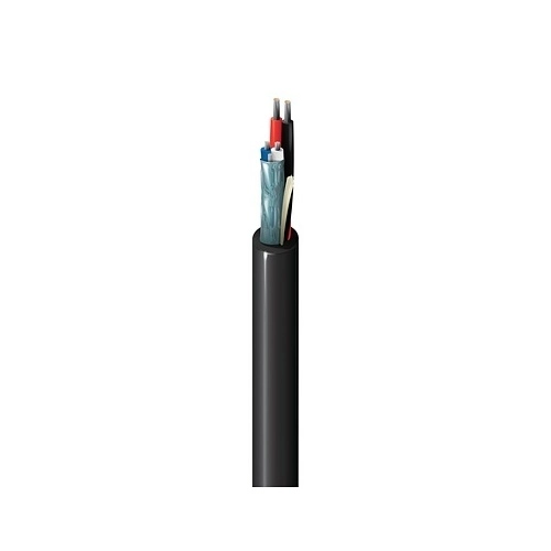					1502SB 0101000 Belden 1502SB 0101000 Câble de contrôle multimédia 1 paire à 2 conducteurs, LSZH, DCA, bobine de 304,8 m (1000 pi), noir